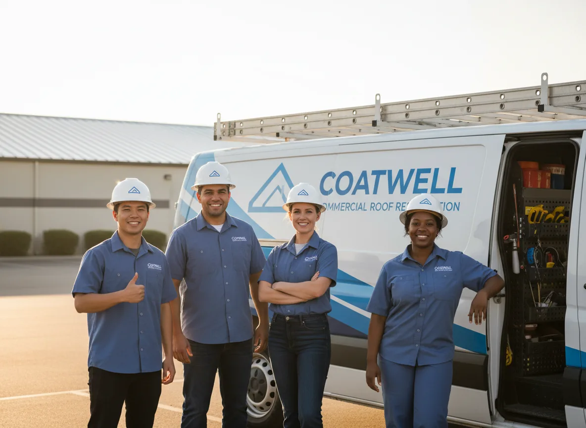 Commercial roof coating company in Welcome, NC